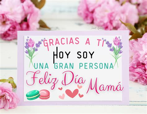 Tarjetas Con Frases Para Mamá En Su Día ♥ Imprimibles Y Digitales Para