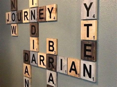 Buy wooden letters home sweet home decorative plaques & signs and get the best deals at the lowest prices on ebay! 20 Ideas of Scrabble Names Wall Art | Wall Art Ideas