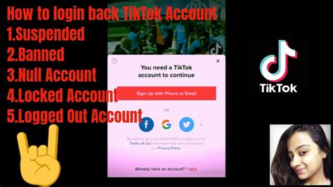 How To Get Your Banned Tiktok Account Back The Ban On Your Account