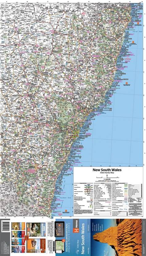 Hema New South Wales Handy Map By Hema Maps 9781925625608