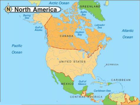 1 North America Map 