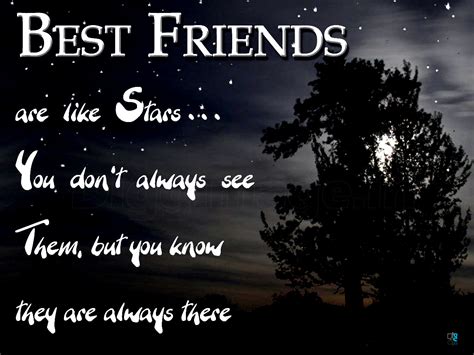 Best friend quotes to live by. Best Friends are like stars.. you don't always see them , but you know they are always there - D ...