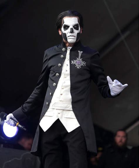 papa emeritus iii of the band ghost performs in concert during day 2 of the rock allegiance