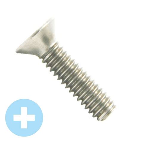 M3 5 X 20mm Stainless Steel Phillips Flat Head Machine Screw A2 Kl