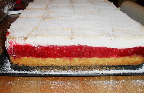 Kekskuchen mit sahne in 15 minuten fertig ! Keks-Kuchen vom Blech - Leckere Rezepte