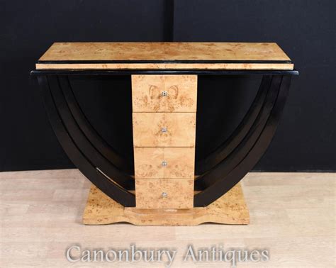 Coffee tables, bedroom furniture includes: Art Deco Oggee Console Table Modernist Vintage Furniture