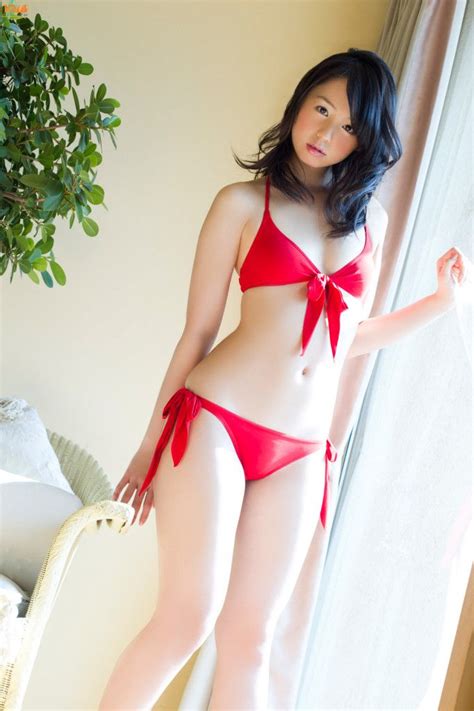 Rina Koike In Red Bikini Indoor Japan Sexy Idol Pinterest