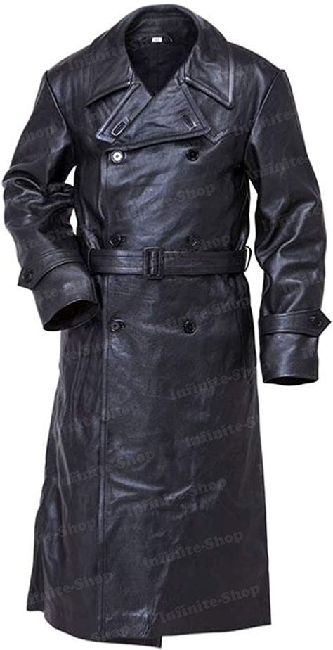 Infinite Shop Ww2 Nazi German Gestapo Officer Uniform Black Leather