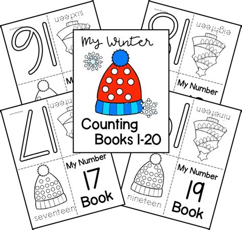 Printable Number Book 1 20 The Kinder Corner Number Book 1 20 By