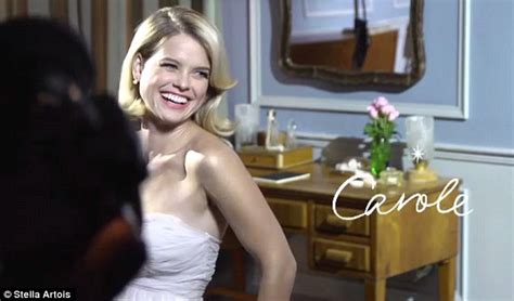 Alice Eve Vamps It Up In New Festive Campaign For Stella Artoiswhich