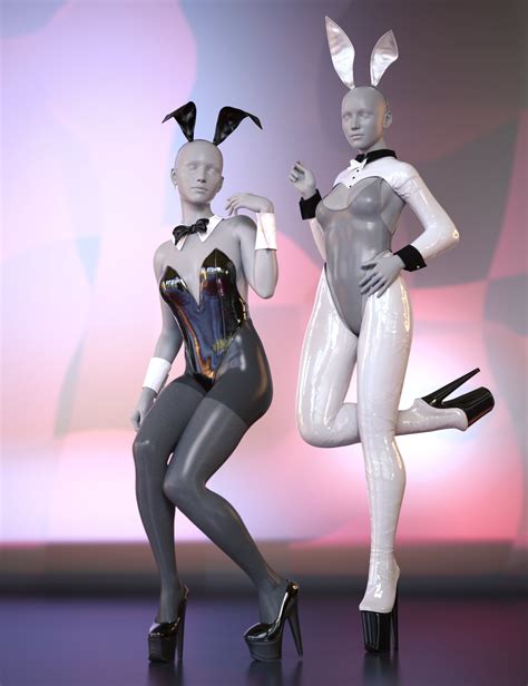 Dforce Bunny Suit And Reverse Bunny Suit Bundle For Genesis 8 And 8 1