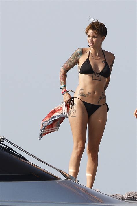 Celebrity Gossip And News Ruby Rose Shows Off Her Killer Bikini Body During A Getaway To Ibiza