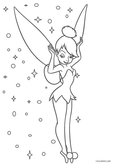 Free Printable Tinkerbell Coloring Pages For Kids in 2020 | Tinkerbell