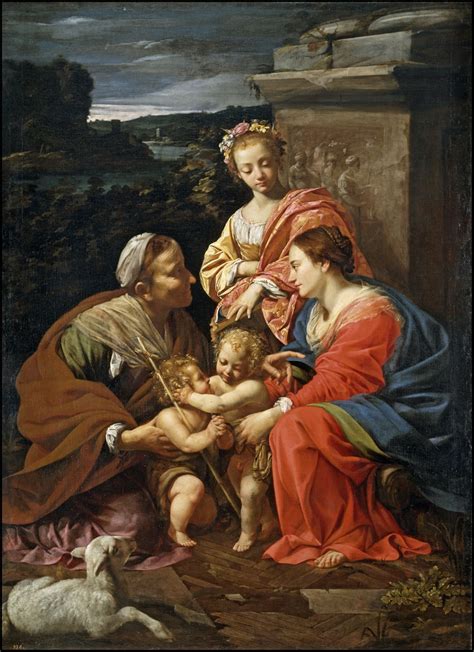 The Virgin And Child With Saint Elizabeth Saint John The Baptist And