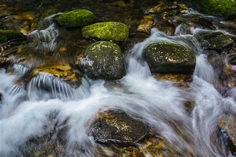 Mountain Stream With Rocks ~ Nature Photos ~ Creative Market