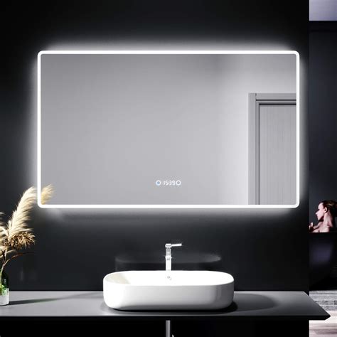 Buy Elegant 1000 X 600mm Led Illuminated Bathroom Mirror With Shaver Socket Heated Demister Pad