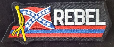 Rebel Confederate Flag Patch Dlgrandeurs Confederate And Rebel Goods
