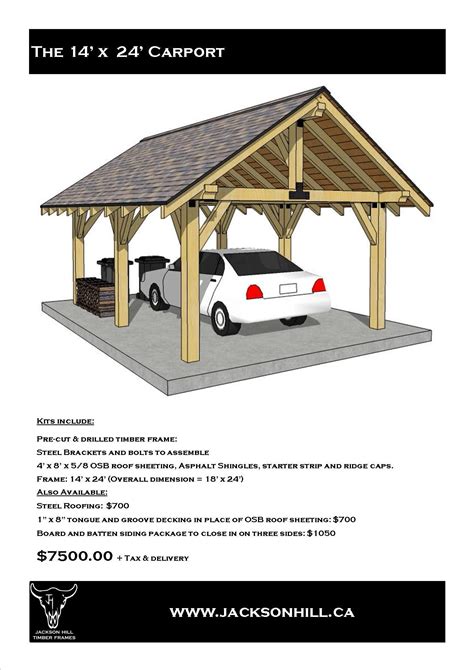 Wood Frame Carport Plans Idalias Salon