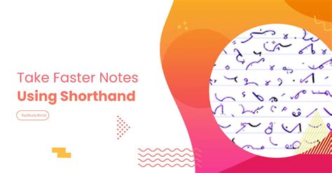 How To Take Faster Handwritten Notes Using Shorthand Techniques Gambaran