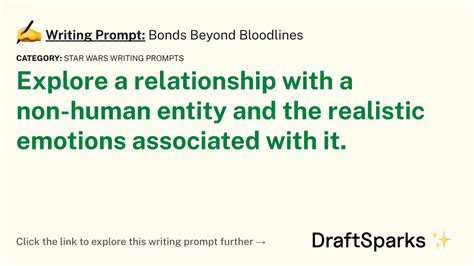 Writing Prompt: Bonds Beyond Bloodlines • DraftSparks