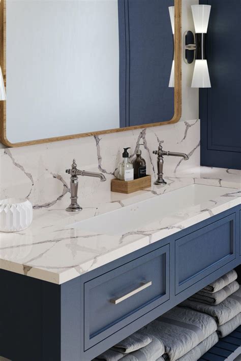 Summerbrook Cambria Quartz Home Depot Countertops Cost Reviews Quartz Bathroom