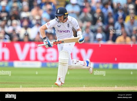 Sam Billings Of England Pushes For A Single Stock Photo Alamy