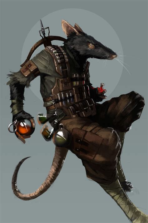 Pathfinder Ratfolk Tokens Character Portraits Fantasy Artwork