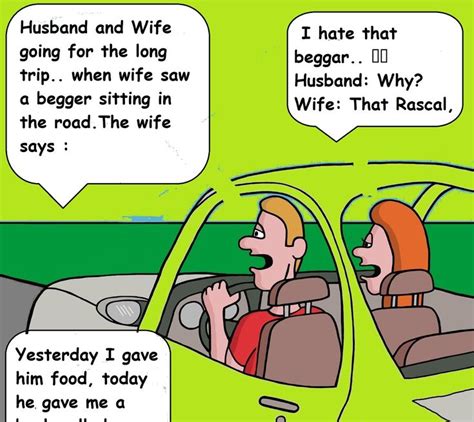 Husband Wife And Beggar Life Improvement With Laughter Laughter Life Improvement Funny Jokes