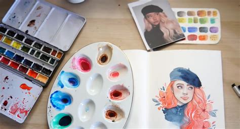 A Guide To Watercolor Self Portraits Skillshare Blog