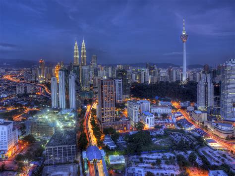 Photo Kuala Lumpur Malaysia Night City Free Pictures On Fonwall