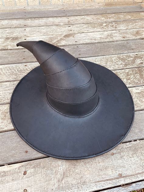 Leather Wizard Hat Made To Order Etsy