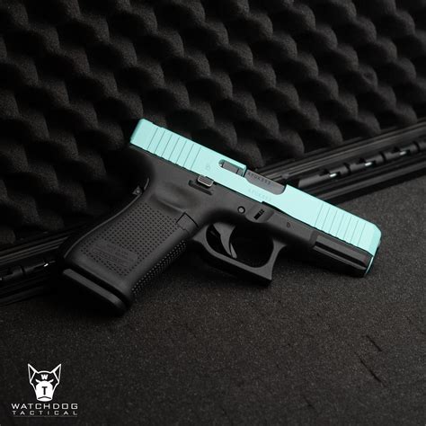 Glock 19 Gen 5 9mm Pistol Tiffany Blue Slide Watchdog Tactical