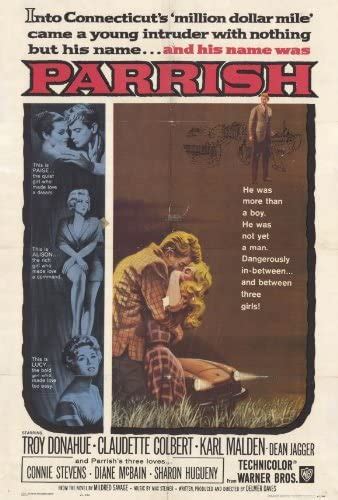 Parrish Poster Movie 27x40 Troy Donahue Claudette Colbert Karl Malden Home And Kitchen
