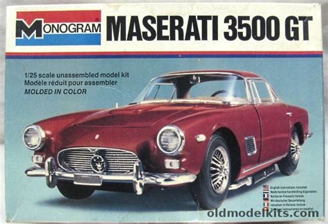 Toys Automotive Models Kits Aurora Maserati Gt Vintage Model Car Mountain