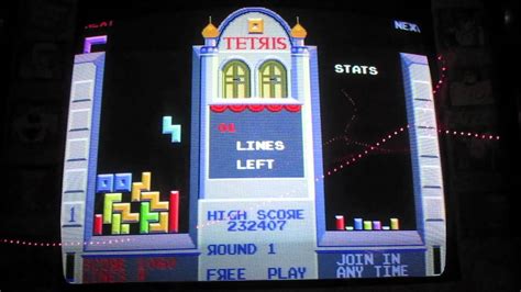 Atari Tetris Arcade Game Review Cabinet 1988 Youtube