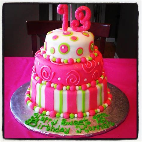 Birthday celebrations are good times to celebrate life, friends and family. Three Tier Sweet 13 Birthday Cake | My Cakes and Cupcakes ...