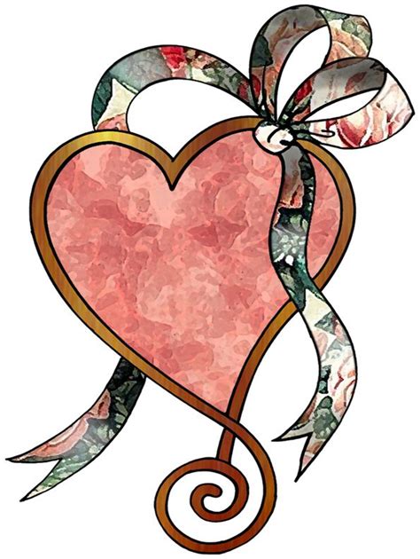 Artbyjean Paper Crafts Love Hearts Set A14 Old Rose Garden A