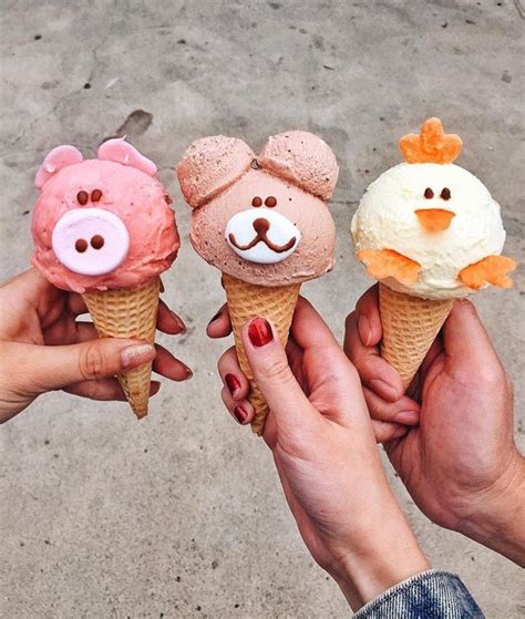 Ice Cream Animals So Cute Sweet Tooth Recipes Pinterest Animal