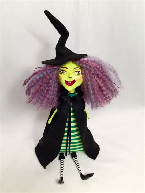 Items Similar To Handmade The Wicked Witch Ooak Art Doll Collectors