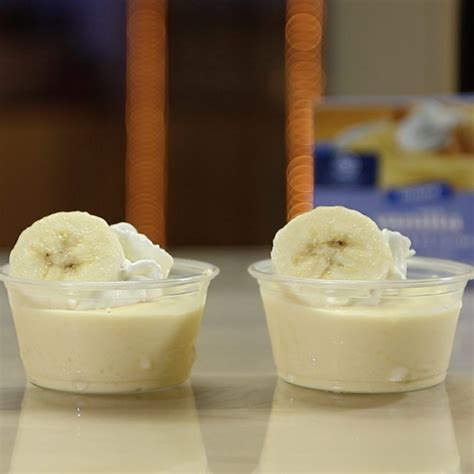 Banana Foster Pudding Shots Tipsy Bartender Recipe Pudding Shots