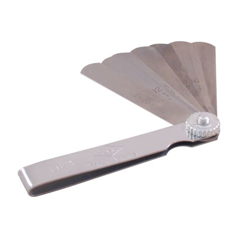 10 Blade Feeler Gauge Gray Tools Online Store