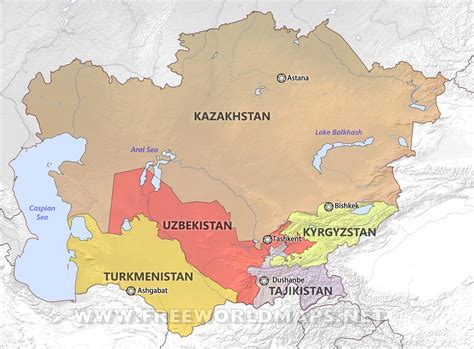 Central Asia Map 88 World Maps Riset
