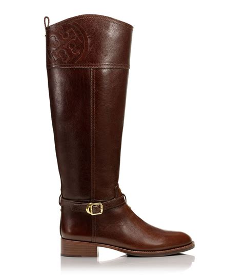 Lyst Tory Burch Marlene Riding Boot In Brown