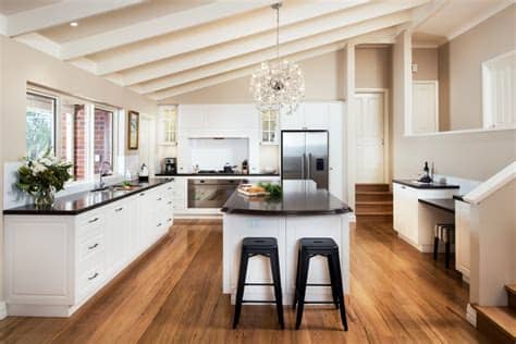 If you're a fan of the american farmhouse kitchen style, here's inspiration then pair glossy white wall cabinets on the top with the warm tones of light stained wood on the base. Kitchen Interior Design Ideas: Add a Touch of Luxury to ...