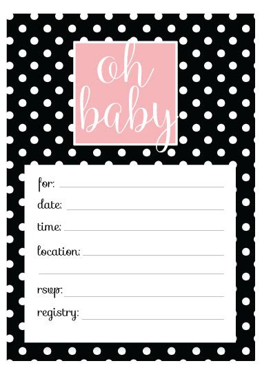 Browser our baby shower invitation cards design pages and choose your favorite free baby shower invitation cards design. Free Baby Shower Invitation Templates - Printable baby ...