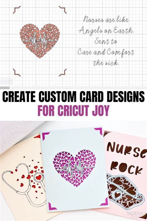 How To Make Your Own Card Designs For Cricut Joy Tastefully Frugal