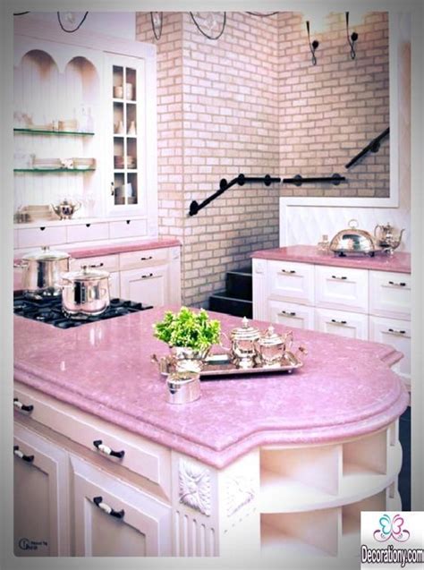 White kitchen cabinets are still a mainstay in design, but kitchen magic consultants are classic cabinet styles in bold blue colors. 25 Nice kitchens Decorating Ideas With a Pink Color - kitchen