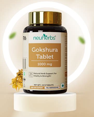 Neuherbs Gokshura Tablet 1000mg Helps To Support Energy Strength