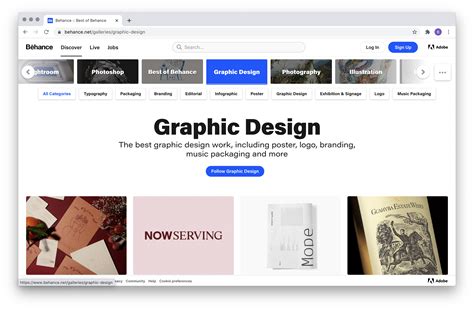 Guide Discover Creative Work On Behance Behance Helpcenter