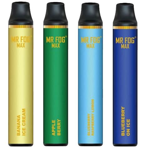 Mr Fog Max Pro Disposable Vape 5 Nicotine 1700 Puffs Vapes